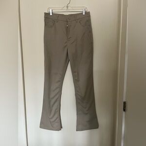 Maison Martin Margiela High Rise Bootcut/Flare Pants Italy Khaki Beige 8-10